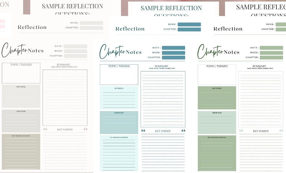 Digital Bible Study Template