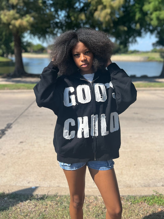Distressed God’s Child Jacket